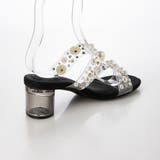 Realta(レアルタ)パール×スタッズクリアミュールサンダル | Mafmof | 詳細画像11 