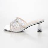 Realta(レアルタ)シースルーラメレースクリアヒールサンダル | Mafmof | 詳細画像13