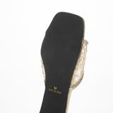 Realta(レアルタ)シースルーラメレースクリアヒールサンダル | Mafmof | 詳細画像24