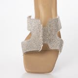 Realta(レアルタ)スクエアトゥキラキラビジューミュールサンダル | Mafmof | 詳細画像10