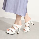 Mafmof(マフモフ)ダブルクロスチェーン飾り付きハイヒールサンダル | Mafmof | 詳細画像8