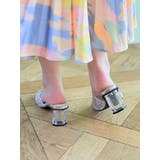 Realta(レアルタ)シースルーラメレースクリアヒールサンダル | Mafmof | 詳細画像10