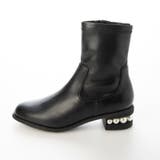 Realta(レアルタ)4.5cmパールヒールストレッチショートブーツ | Mafmof | 詳細画像11