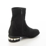 Realta(レアルタ)4.5cmパールヒールストレッチショートブーツ | Mafmof | 詳細画像12