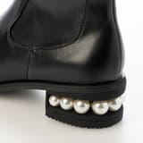 Realta(レアルタ)4.5cmパールヒールストレッチショートブーツ | Mafmof | 詳細画像17