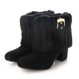 Realta(レアルタ)6cmヒールニットショートブーツ | Mafmof | 詳細画像3