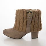 Realta(レアルタ)6cmヒールニットショートブーツ | Mafmof | 詳細画像12