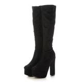 Mafmof(マフモフ)13.5cmヒールストーム入りストレッチロングブーツ | Mafmof | 詳細画像2