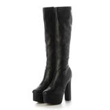 Mafmof(マフモフ)13.5cmヒールストーム入りストレッチロングブーツ | Mafmof | 詳細画像3