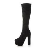 Mafmof(マフモフ)13.5cmヒールストーム入りストレッチロングブーツ | Mafmof | 詳細画像10