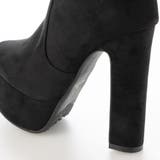 Mafmof(マフモフ)13 5cmヒールストーム入りストレッチ膝上ロングブーツ | Mafmof | 詳細画像11 