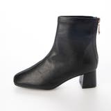 Realta(レアルタ)5cmヒールスクエアトゥストレッチショートブーツ | Mafmof | 詳細画像3