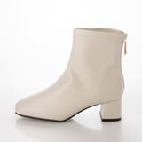 Realta(レアルタ)5cmヒールスクエアトゥストレッチショートブーツ | Mafmof | 詳細画像5