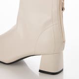 Realta(レアルタ)5cmヒールスクエアトゥストレッチショートブーツ | Mafmof | 詳細画像14