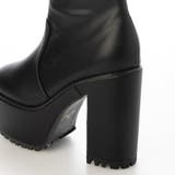 Mafmof(マフモフ)13cmヒールボリュームヒールストレッチショートブーツ | Mafmof | 詳細画像21 