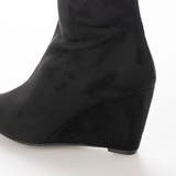 ElvisLuce7 5cmヒールポインテッドトゥウェッジロングブーツ | Mafmof | 詳細画像8