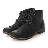 Realta(レアルタ)3cmヒールトラッドカジュアルレースアップブーツ | Mafmof | 詳細画像3