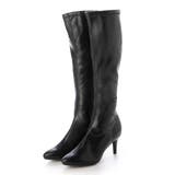 ブラック・PU | ElvisLuce(エルビスルーチェ)6 5cmヒールソフトポインテッドトゥロン… | Mafmof