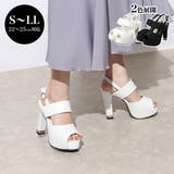 Mafmof(マフモフ)ダブルベルトチェーン飾り付きハイヒールサンダル | Mafmof | 詳細画像1