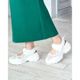 Realta(レアルタ)5cm厚底ソールレースアップメッシュスニーカーサンダル | Mafmof | 詳細画像5 