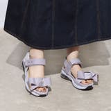 Realta(レアルタ) リボンがかわいいベルクロエアー底スポーツ サンダル | Mafmof | 詳細画像5 