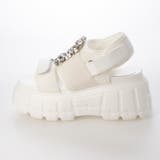 Mafmof(マフモフ)8cm厚底プラットフォームビジュースポーツサンダル | Mafmof | 詳細画像10