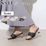 Realta(レアルタ)シースルーラメレースクリアヒールサンダル | Mafmof | 詳細画像1