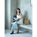 Mafmof(マフモフ)10.5cmウエッジソールビジューストラップサンダル | Mafmof | 詳細画像6