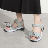 Realta(レアルタ) リボンがかわいいベルクロエアー底スポーツ サンダル | Mafmof | 詳細画像4 