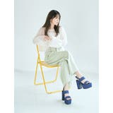 Mafmof(マフモフ)13cmヒール厚底ソールダブルベルトサンダル | Mafmof | 詳細画像9 
