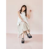 Mafmof(マフモフ)11cmヒール厚底プラットフォームビジューサンダル | Mafmof | 詳細画像3