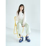 Mafmof(マフモフ)13cmヒール厚底ソールダブルベルトサンダル | Mafmof | 詳細画像6 