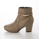 Realta(レアルタ)6.5cmヒール2WAYパールショートブーツ | Mafmof | 詳細画像10