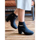 Realta(レアルタ)6.5cmヒール2WAYパールショートブーツ | Mafmof | 詳細画像2