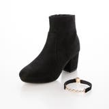 Realta(レアルタ)6.5cmヒール2WAYパールショートブーツ | Mafmof | 詳細画像20