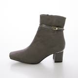 Realta5 5cmパールヒール2WAYパールベルトショートブーツ | Mafmof | 詳細画像8