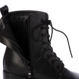 Mafmof(マフモフ)10cm厚底ボリュームソールレースアップショートブーツ | Mafmof | 詳細画像14 