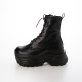 Mafmof(マフモフ)10cmメガ厚底クラッシュソールレースアップショートブー… | Mafmof | 詳細画像8 