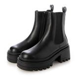 Mafmof(マフモフ)8cm厚底トラックソールサイドゴアショートブーツ | Mafmof | 詳細画像3