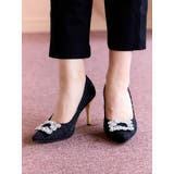 Mafmof(マフモフ)ビジュー付きポインテッドトゥヒールパンプス | Mafmof | 詳細画像2 