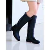 Realta(レアルタ)3.5cmヒールスクエアトゥワイドロングブーツ | Mafmof | 詳細画像2