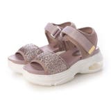 パープル・ホワイト | Realta(レアルタ)クッショニングソール厚底エアー底スポーツサンダル | Mafmof