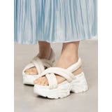 Mafmof(マフモフ)8cm厚底ボリュームソールクロスベルトパデットスポーツサ… | Mafmof | 詳細画像2 