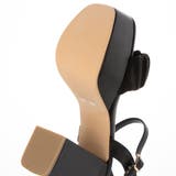 Mafmof(マフモフ)11cmチャンキーヒールシフォンギャザー厚底サンダル | Mafmof | 詳細画像20