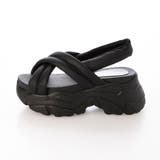 Mafmof(マフモフ)8cm厚底ボリュームソールクロスベルトパデットスポーツサ… | Mafmof | 詳細画像3 