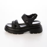 Mafmof(マフモフ)7cm厚底ソールダブルベルトパデットサンダル | Mafmof | 詳細画像4 