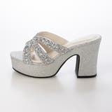 Realta(レアルタ)9.5cmヒールパール×ラメサンダル | Mafmof | 詳細画像3 