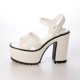 Mafmof(マフモフ)13cmヒール厚底ユニットソールクロスベルトサンダル | Mafmof | 詳細画像17 