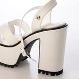 Mafmof(マフモフ)13cmヒール厚底ユニットソールクロスベルトサンダル | Mafmof | 詳細画像23 