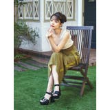Mafmof(マフモフ)11cmチャンキーヒールパールバックル厚底サンダル | Mafmof | 詳細画像8